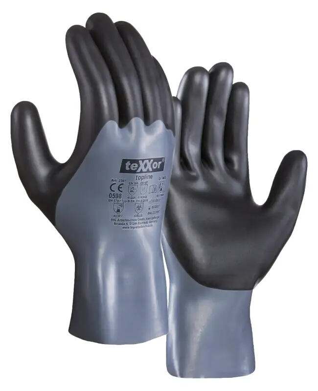 Texxor Chemikalienschutz-Handschuhe 2361  8 