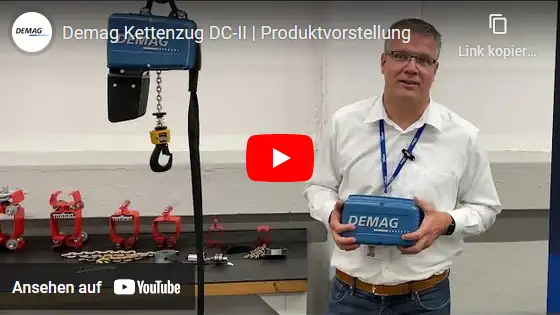 Video: Demag Elektrokettenzug DC II