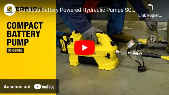 Video: Enerpac Akkupumpe SC