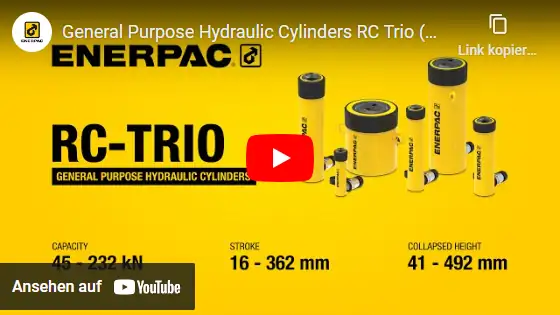 Video: Enerpac Hydraulikzylinder RC-Serie