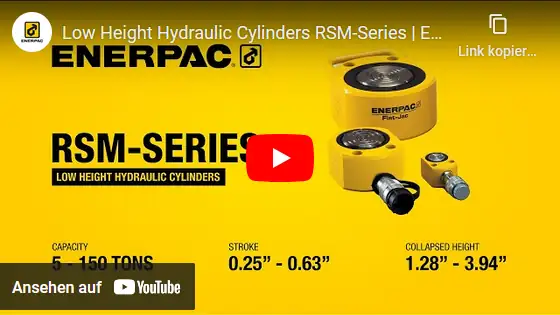 Video: Enerpac Hydraulikzylinder RSM-Serie