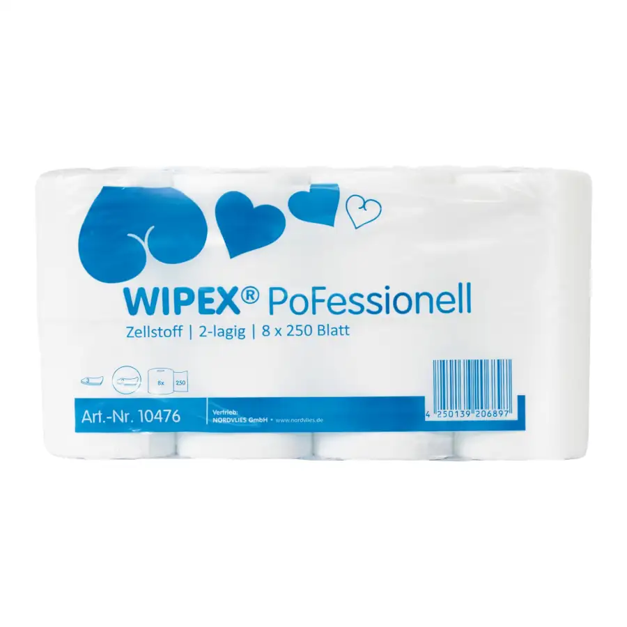  WIPEX ® PoFessionell 2-lagig, 64 Rollen a 250 Blatt