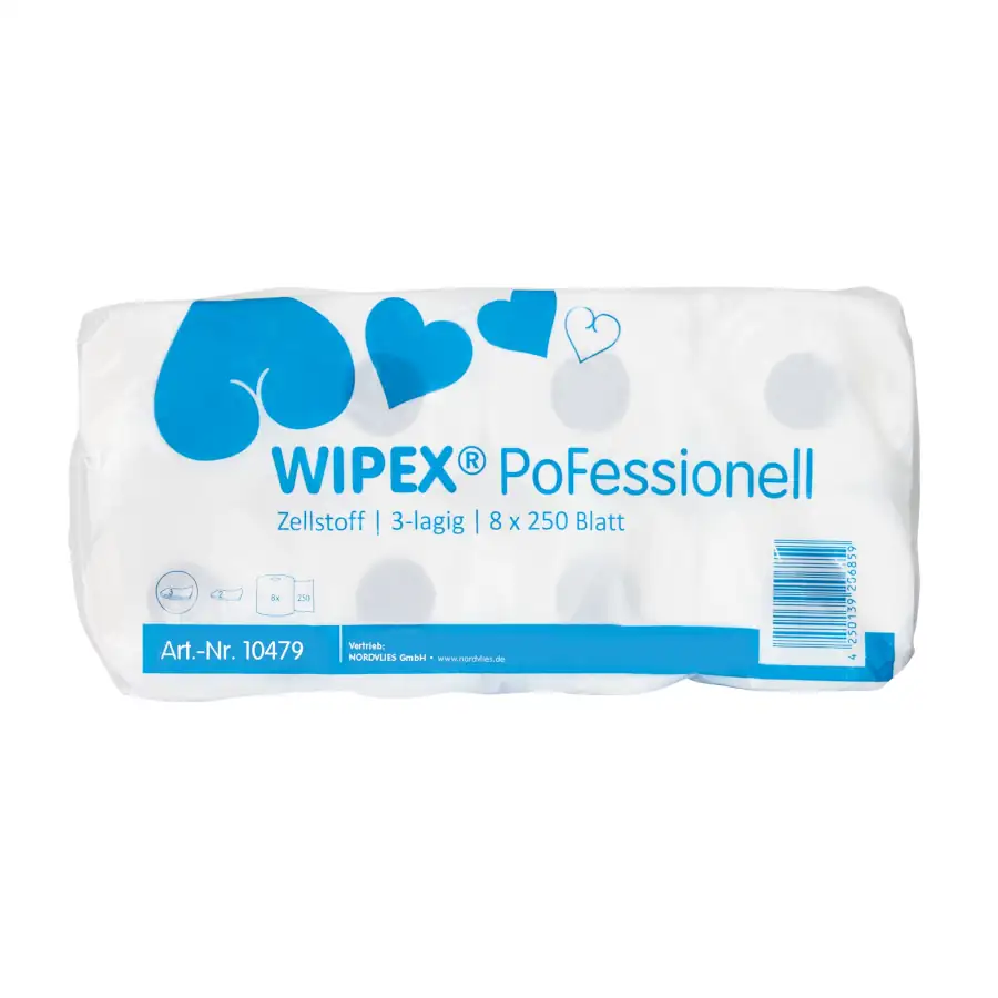  WIPEX ® PoFessionell 3-lagig, 72 Rollen a 250 Blatt