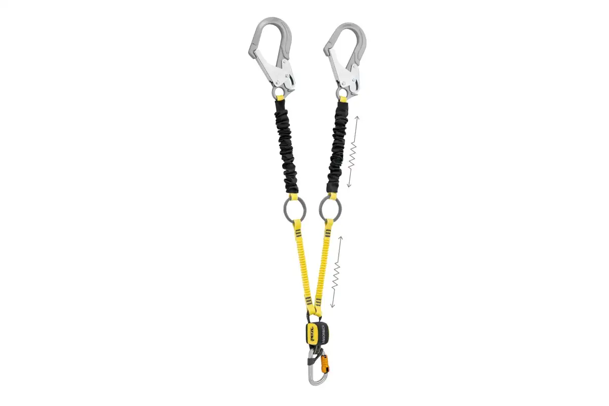 Petzl ABSORBICA-Y MGO TIE-BACK, elastisch