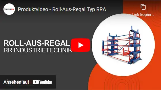 Video: RR-Industrie Roll-Aus-Regal RRA