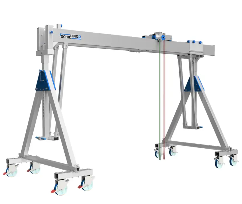 Schilling  Alu-Portalkran-Doppelträger fahrbar 29 1000 kg