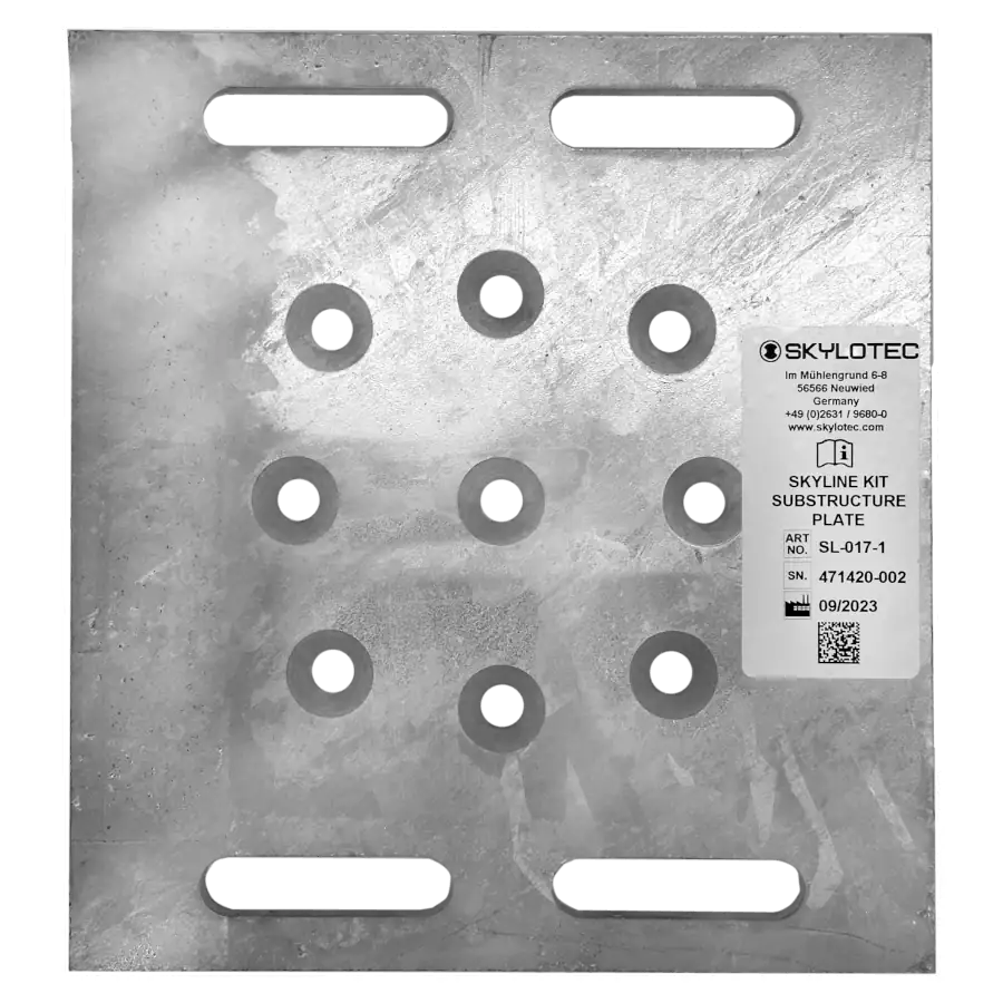 SKYLOTEC KIT SUBSTRUCTURE PLATE 270x270x12 mm