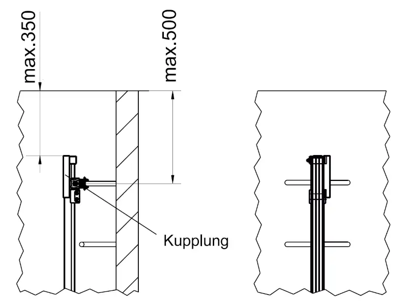 Tractel Einstiegshilfe Kupplung