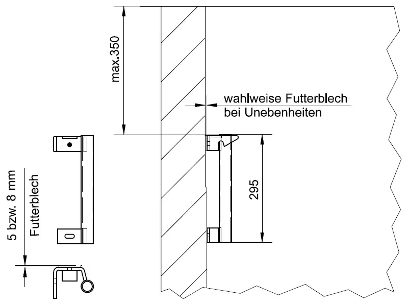 Einstiegshilfe Steckhülse Ansicht 2