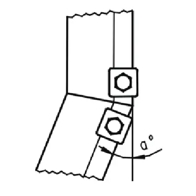 Tractel A11 Stoßverbinder Anschlusswinkel 5°-15°