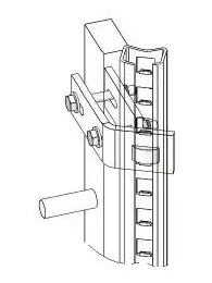 Tractel Halter für rechteckige Seitenprofile 1479 A12, feuerverzinkt 